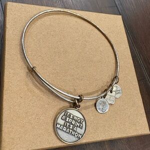 Alex and Ani “It’s not a sprint, it’s a marathon” Charm Expandable Bracelet